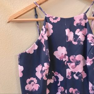 NWOT Socialite halter floral party dress